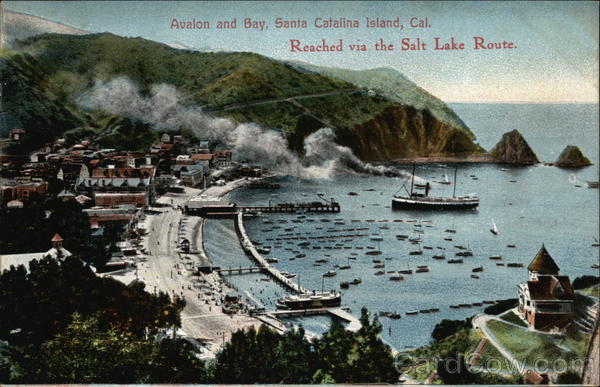 Avalon and Bay Santa Catalina Island California