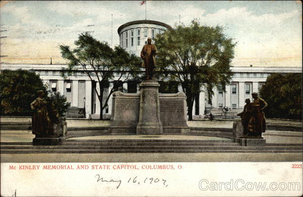 McKinley Memorial and State Capitol Columbus Ohio