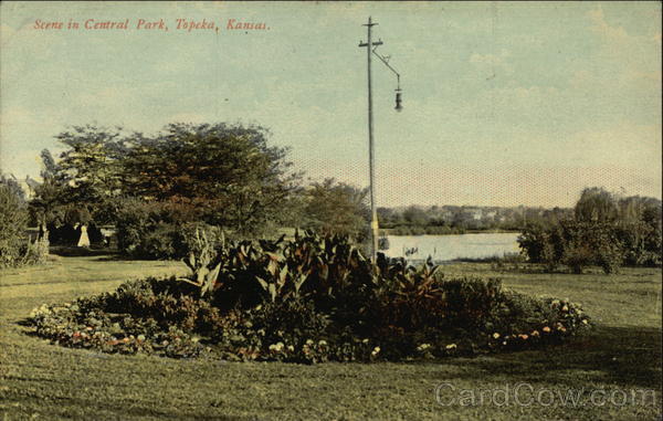 Scene in Central Park Topeka Kansas