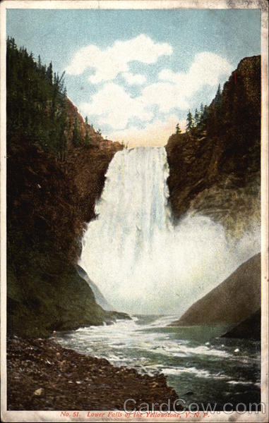 Lower Falls of the Yellowstone Yellowstone National Park Wyoming