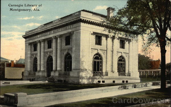 View of Carnegie Library Montgomery Alabama