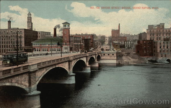 Bridge Street Bridge Grand Rapids Michigan