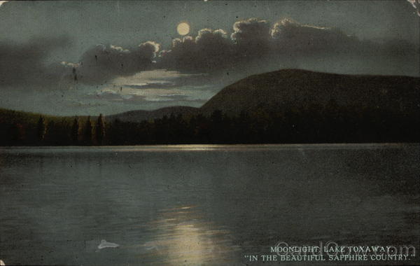 Moonlight on the Lake In The Beautiful Sapphire Country Lake Toxaway North Carolina