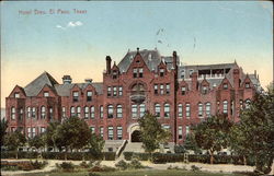 Hotel Dieu El Paso, TX Postcard Postcard