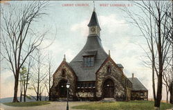 Christ Church Lonsdale, RI Postcard Postcard