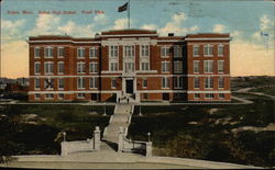Salem High School. Front View Postcard