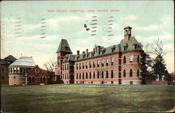 New Haven Hospital Postcard