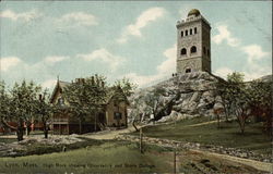 High Rock Showing Observatory and Stone Cottage Postcard