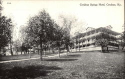 Cerulean Springs Hotel Kentucky Postcard Postcard