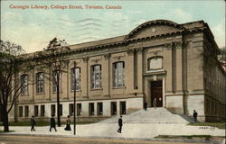Carnegie Library, College Street Postcard