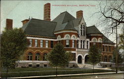 Highschool Building Marion, OH Postcard Postcard