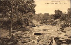 Traventine Falls, Platt National Park Postcard