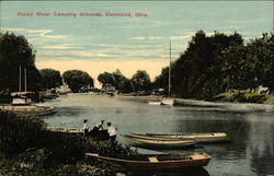Rocky River Camping Grounds Postcard