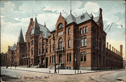 O. Springer Music Hall Postcard