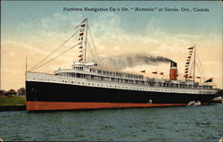 Northern Navigation Co.'s Str. "Hamonic" at Sarnia Postcard