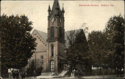 Christian Church Angola, IN Postcard Postcard