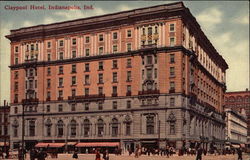 View of Claypool Hotel Postcard