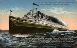 C. & B. Line, "The Great Ship Seeandbee" Postcard