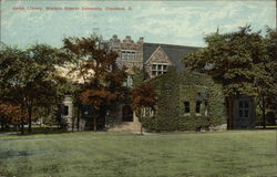 Hatch Library, Western Reserve University Postcard