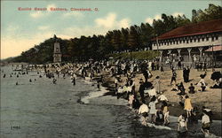 Euclid Beach Bathers Postcard