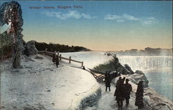 Winter Scene, Niagara Falls New York Postcard Postcard