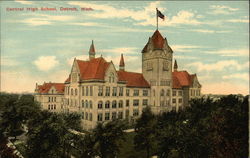 Central High School Postcard
