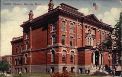 Public Library Postcard