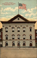 Ford's Theatre, where Lincoln was shot Postcard