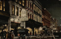 Fifth Avenue North, Toward Union Street, by Night Postcard