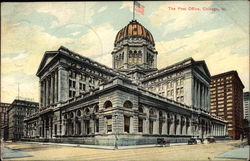 Post Office Building Postcard