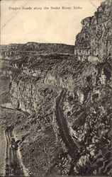 Rugged Roads along the Snake River Postcard