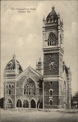 First Congregational Church Postcard