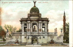 Hublbut Memorial Gage, Waterworks Park Postcard