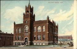 City Hall Guthrie, OK Postcard Postcard