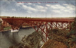 New Bridge Over Mississippi River Fort Snelling, MN Postcard Postcard