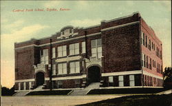 Central Park School Postcard