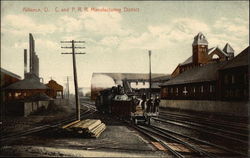 C. and P.R.R. Manufacturing District Postcard