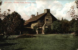 Log Cabin, Palmer Park Postcard