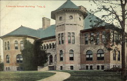 Edwards School Building Troy, OH Postcard Postcard