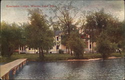 Kosciusko Lodge Winona Lake, IN Postcard Postcard