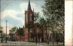 View of Presbyterian Church Ann Arbor, MI Postcard Postcard