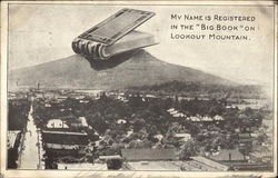 My Name is Registered in the "Big Book" Lookout Mountain, TN Postcard Postcard