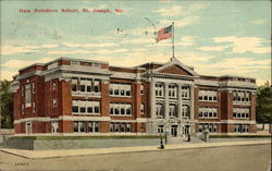 New Robidoux School St. Joseph, MO Postcard Postcard