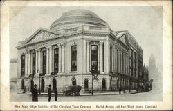 New Main Office Building of the Cleveland Trust Company, Euclid Avenue and East Ninth Street Postcard