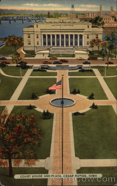Court House and Plaza Cedar Rapids Iowa