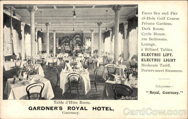 Gardner's Royal Hotel Guernsey UK