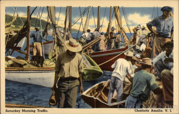 Saturday Morning Traffic Charlotte Amalie Virgin Islands