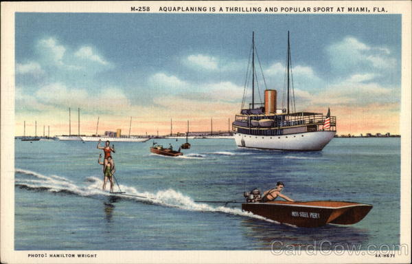 Aquaplaning is a Thrilling and Popular Sport Miami Florida