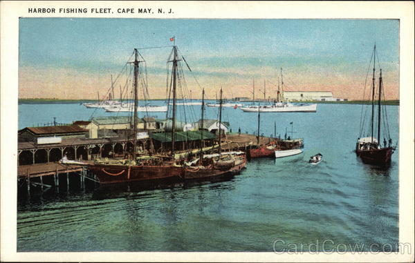Harbor Fishing Fleet Cape May New Jersey