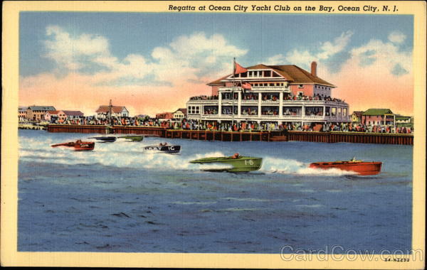 Regatta at Ocean City Yacht Club on the Bay New Jersey